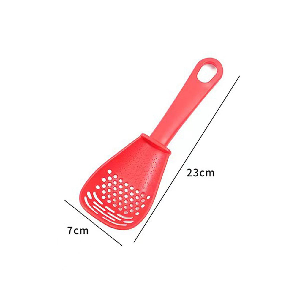 Fibopawer cazo ergonómico con mango cómodo para limpieza diaria.