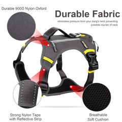 Fida Harness reflectivo para noche, aumenta visibilidad y seguridad.