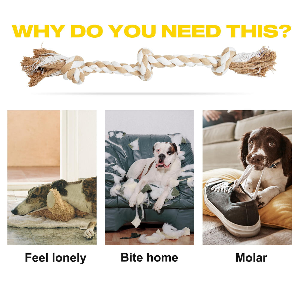 Diversión interior y exterior con cuerda Fida para perros grandes