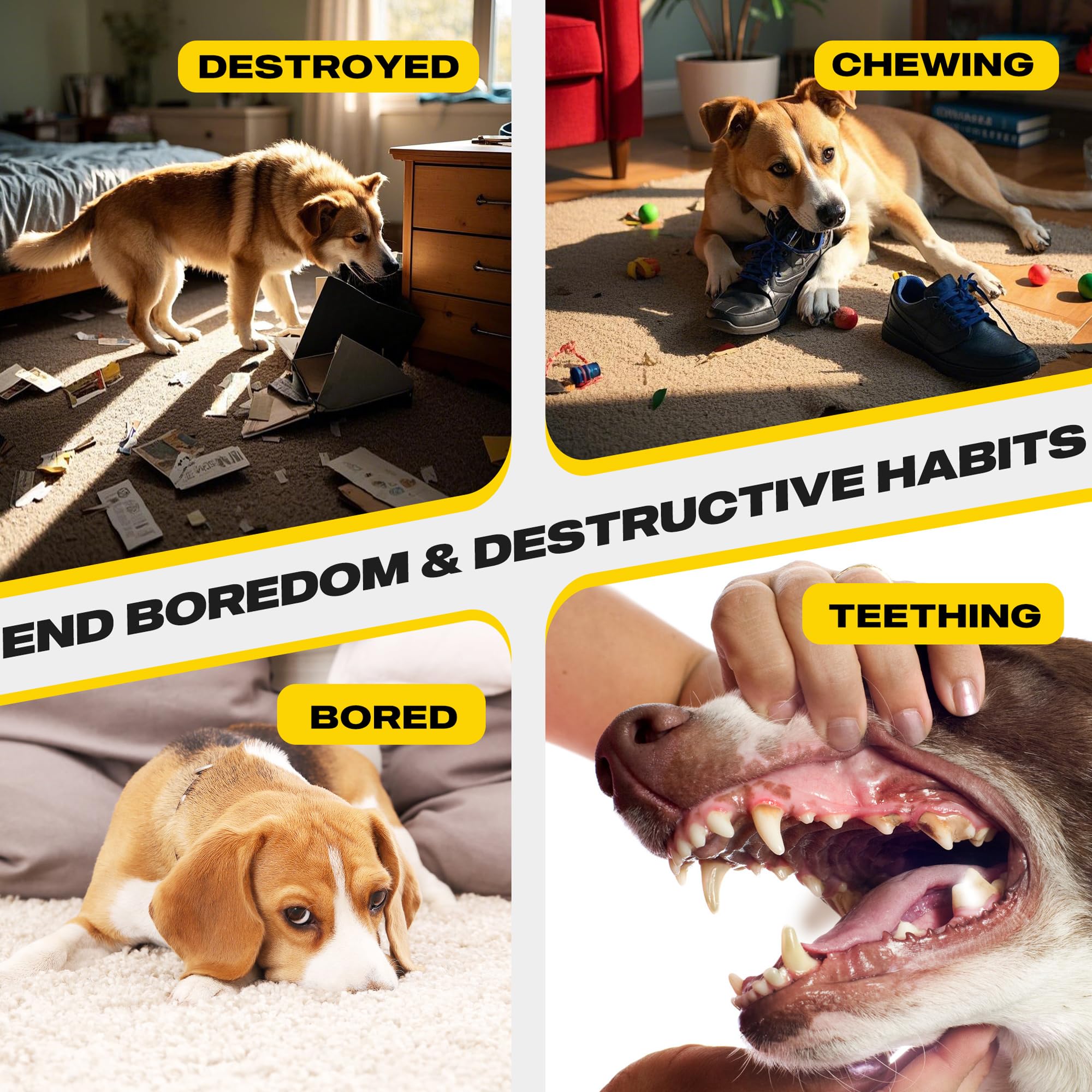 Fida juguete de cuerda para perros grandes con agarre duradero.