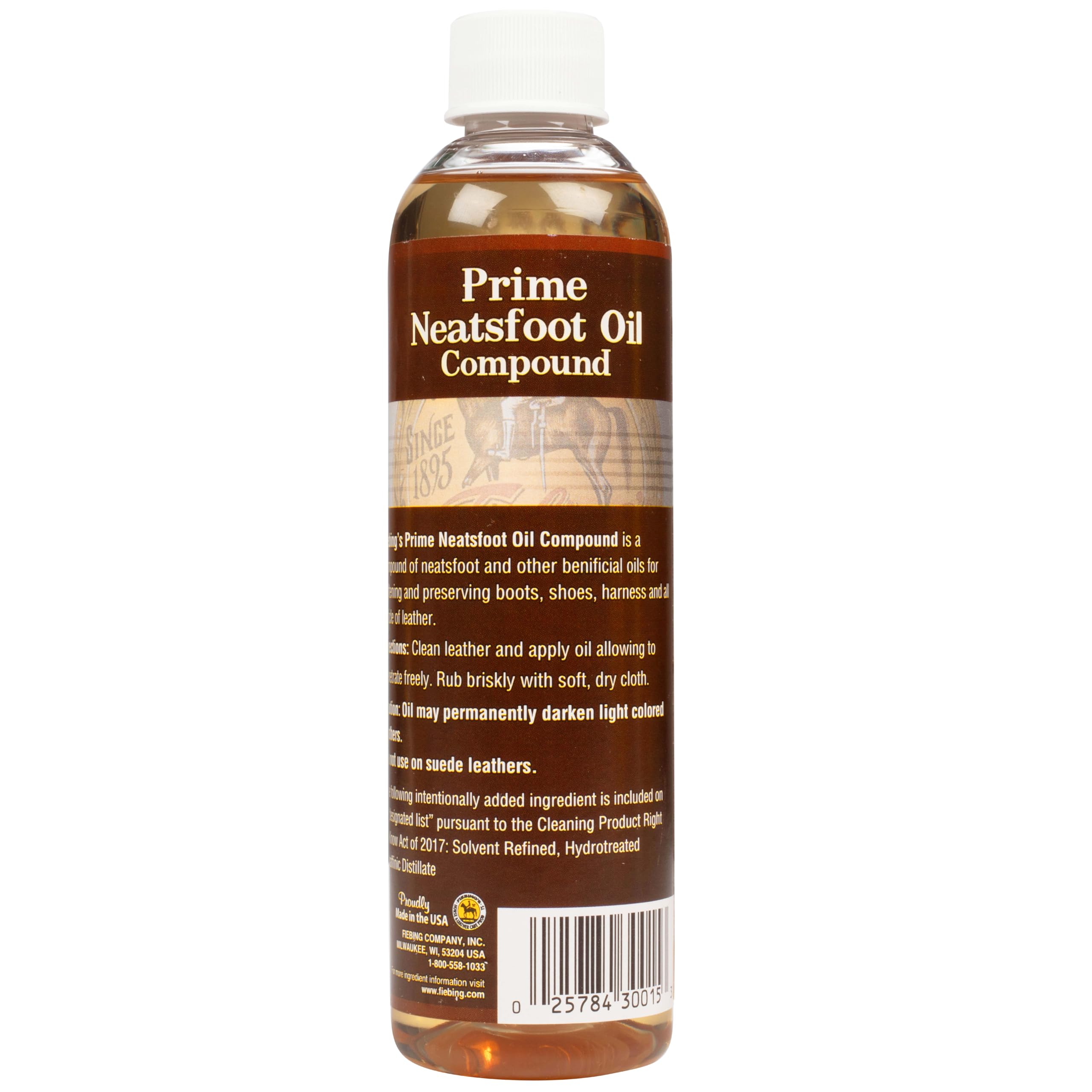 Fiebing's Prime Neatsfoot Oil: usos-diversos-cuero para botas, bolsos y muebles