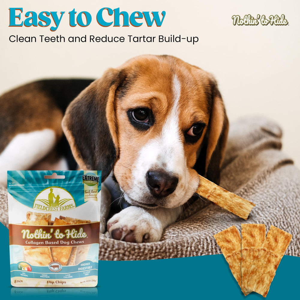 Fieldcrest Farms Nothin' to Hide Flip Chips, empaque recerrable para almacenamiento.