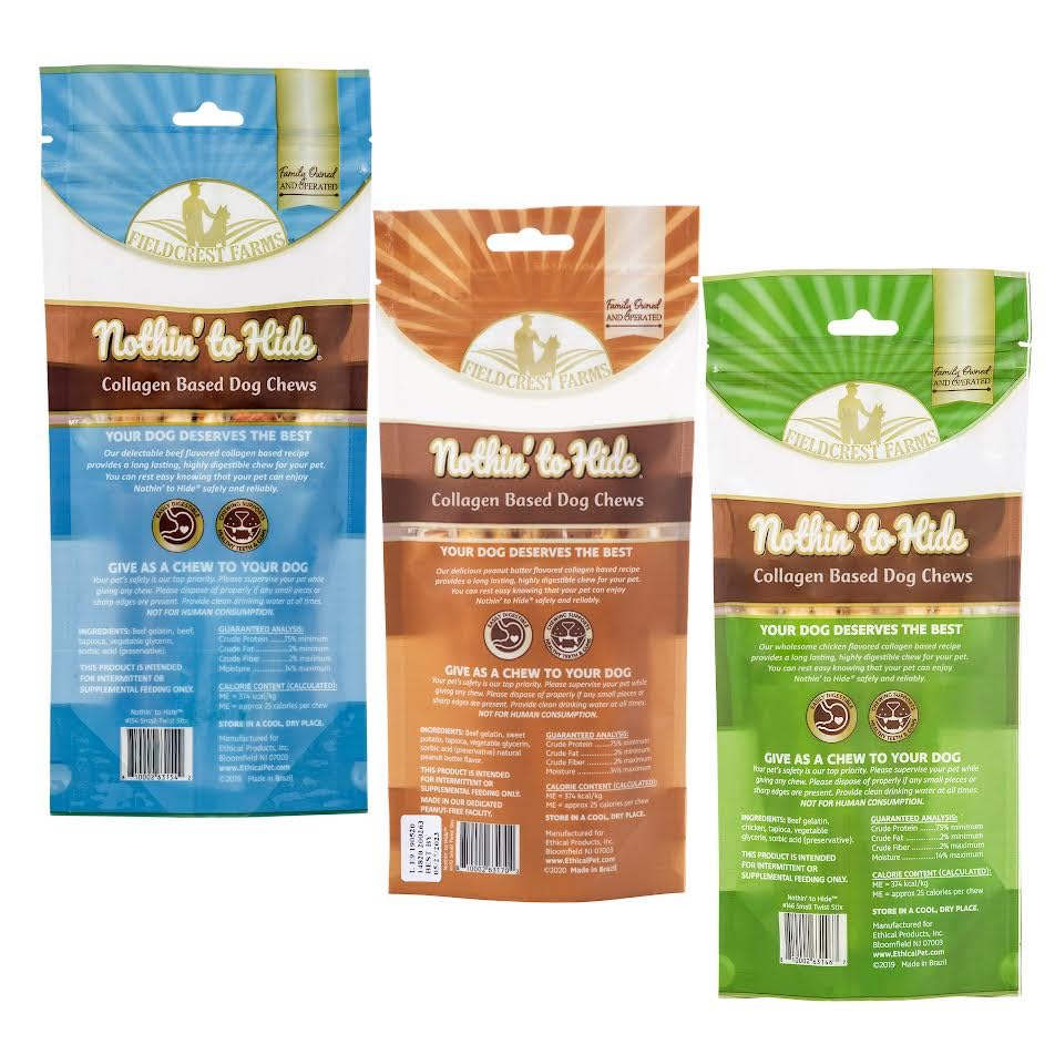 Fieldcrest Farms crema de cacahuate, palitos sabrosos y fáciles de masticar