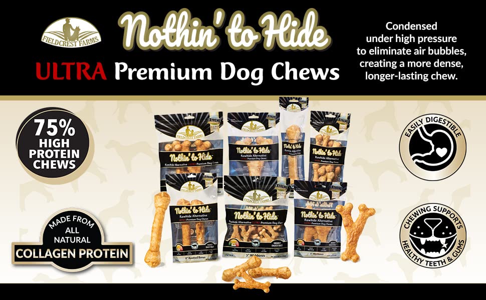 Textura masticable duradera para perros pequeños Fieldcrest Farms