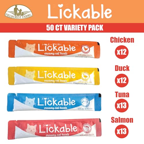 Fieldcrest Farms tubo de pollo y atún para gatos, opción sabrosa para premiar.