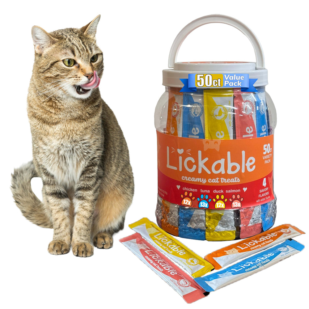 Fieldcrest Farms tubitos cremosos para gatos con variedad de sabores.