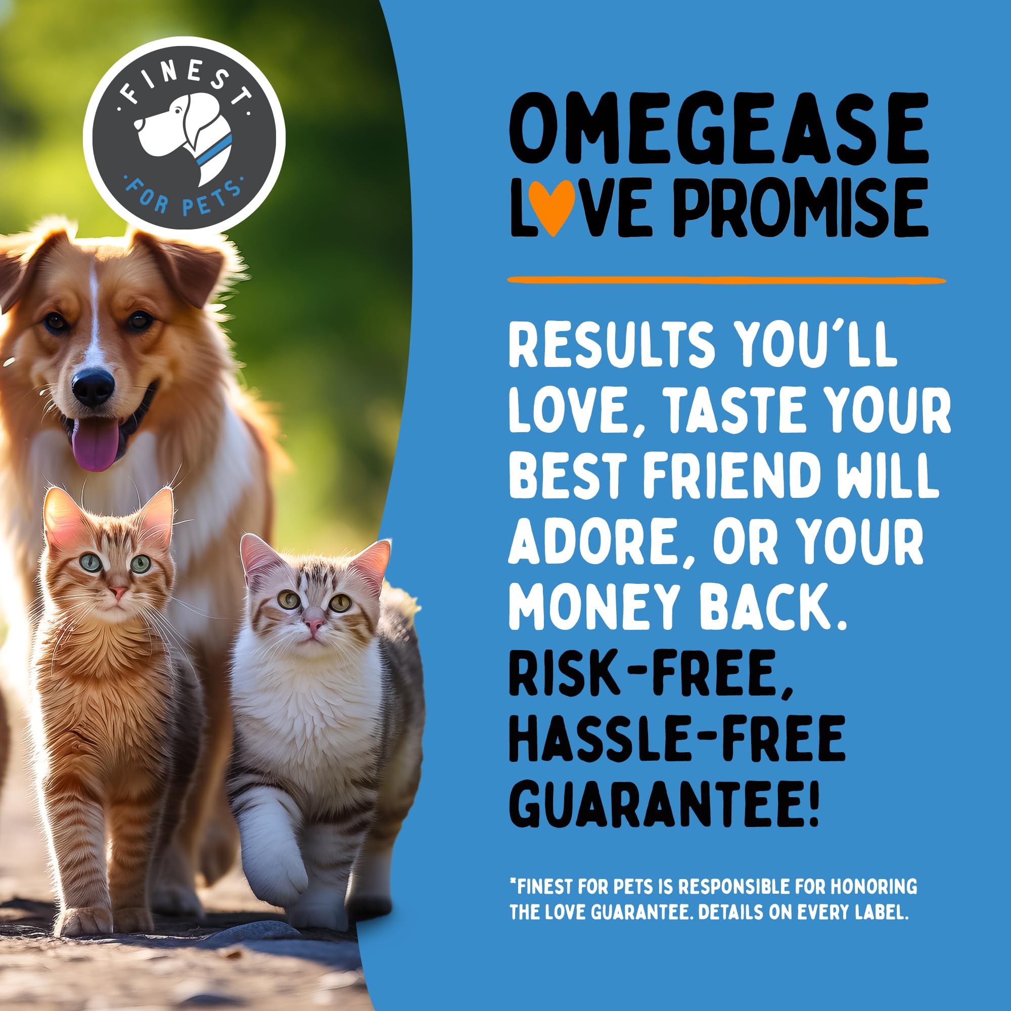 Finest For Pets Detalles EPA y DHA en fórmula