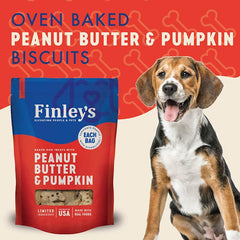 Finley’s galletas para perro con textura crujiente, ideal para premiar.