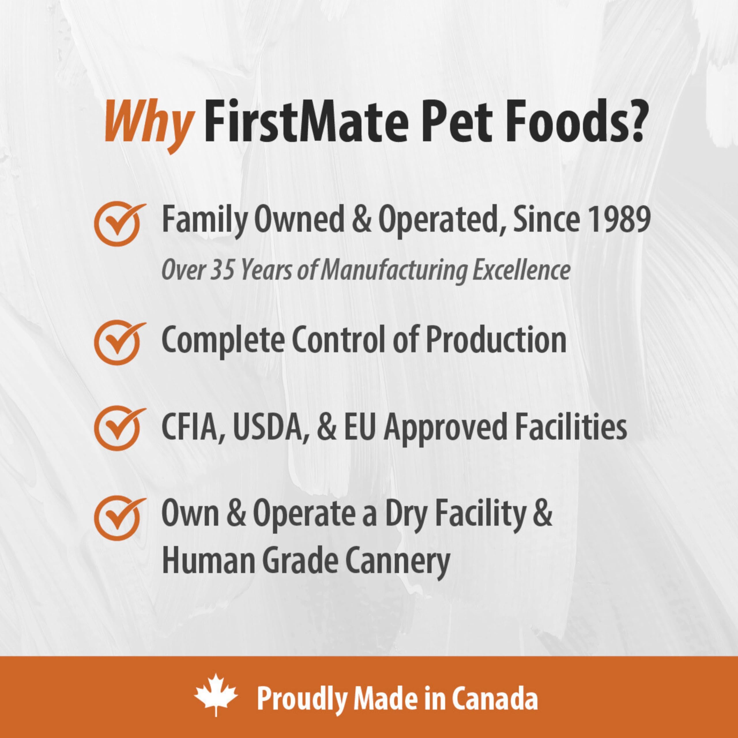 FirstMate proteína principal cordero australiano, sabor natural para perros.