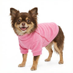 Sudadera Fitwarm para perro en tres colores lisos para salidas diarias.