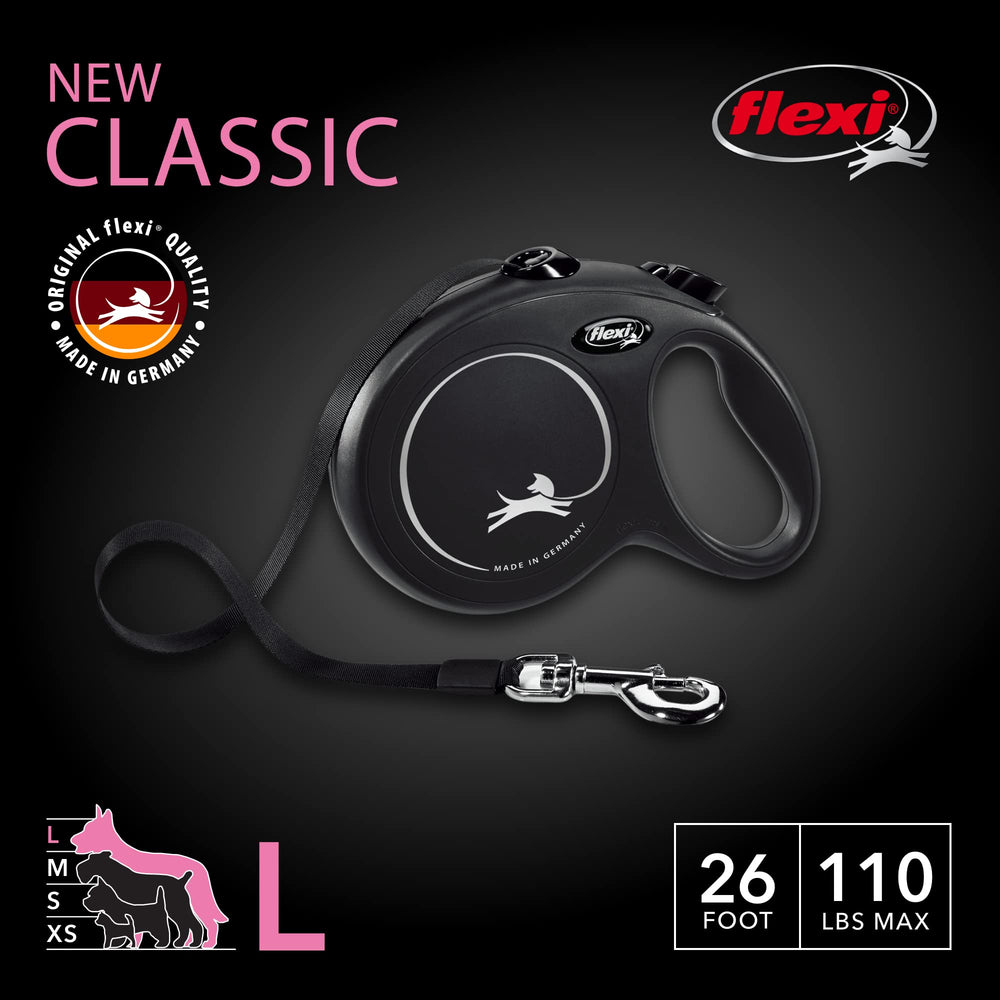 FLEXI New Classic con freno de una mano para paradas rápidas y seguras.