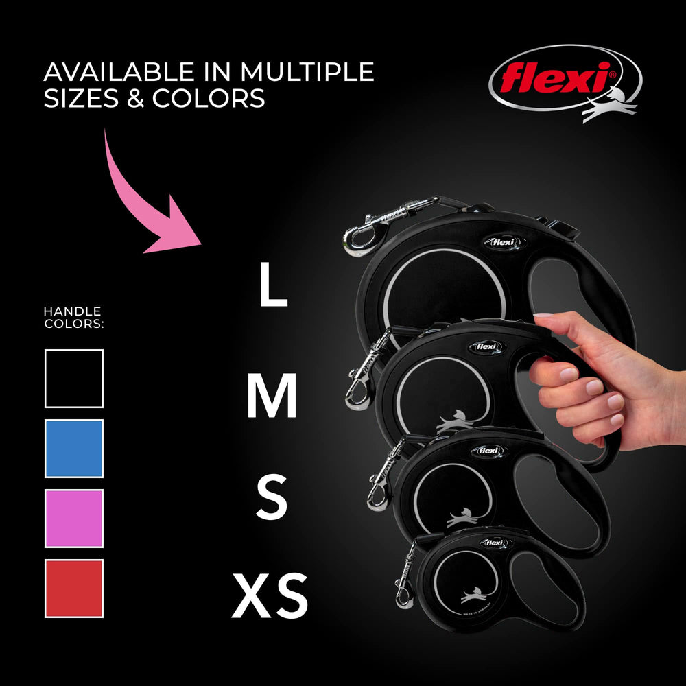 Mango ergonómico FLEXI para paseos largos sin fatiga.