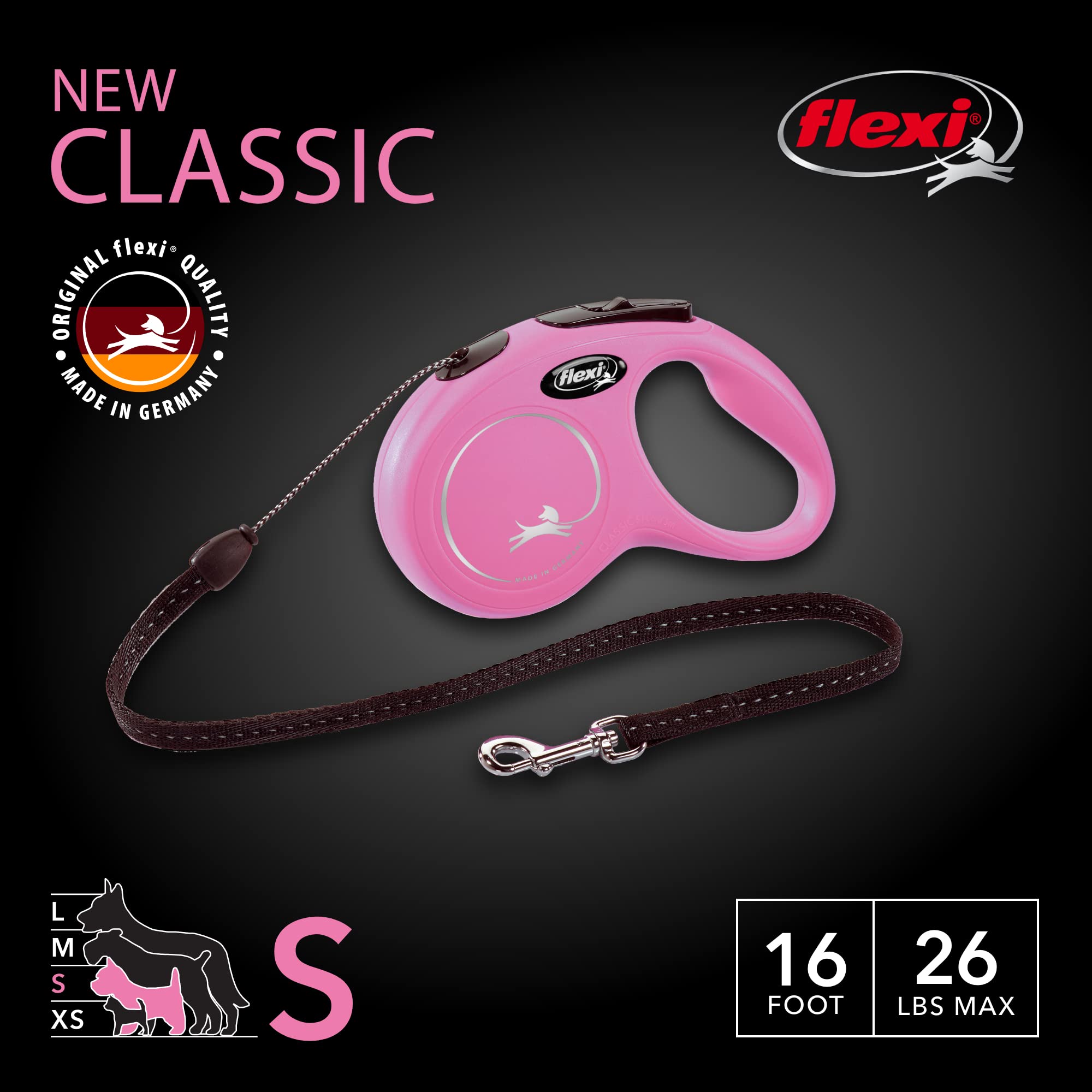 FLEXI Nueva Clásica: freno de una mano en rosa para mayor experiencia de manejo