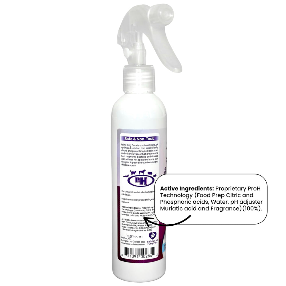 FlexTran Cuidado Felino textura suave de spray para uso cómodo
