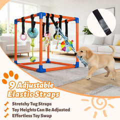 Correas elásticas ajustables Flickzy, permiten altura adaptable de los juguetes.