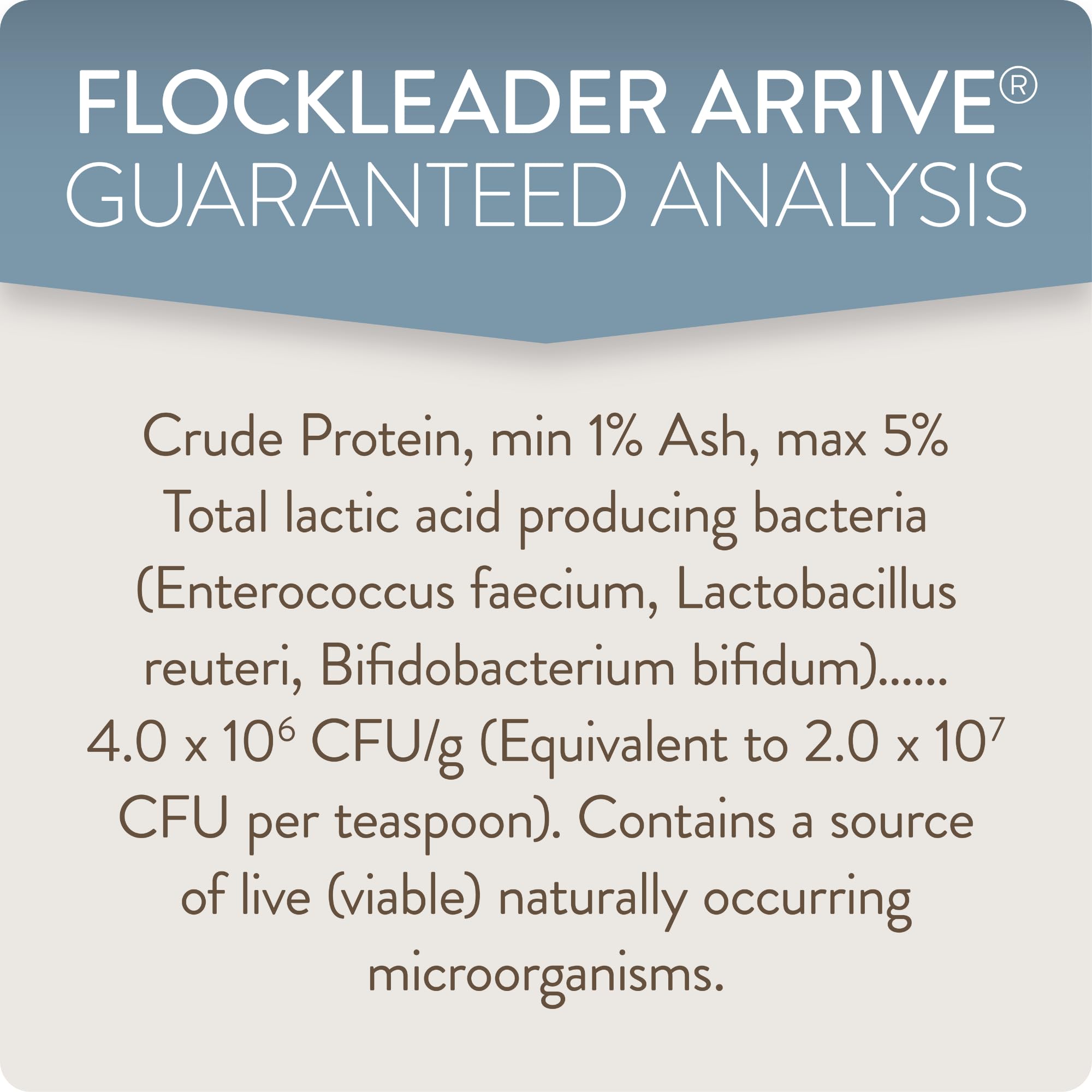 FLOCKLEADER Arrive formato de alimentación, compatible con agua o pienso.