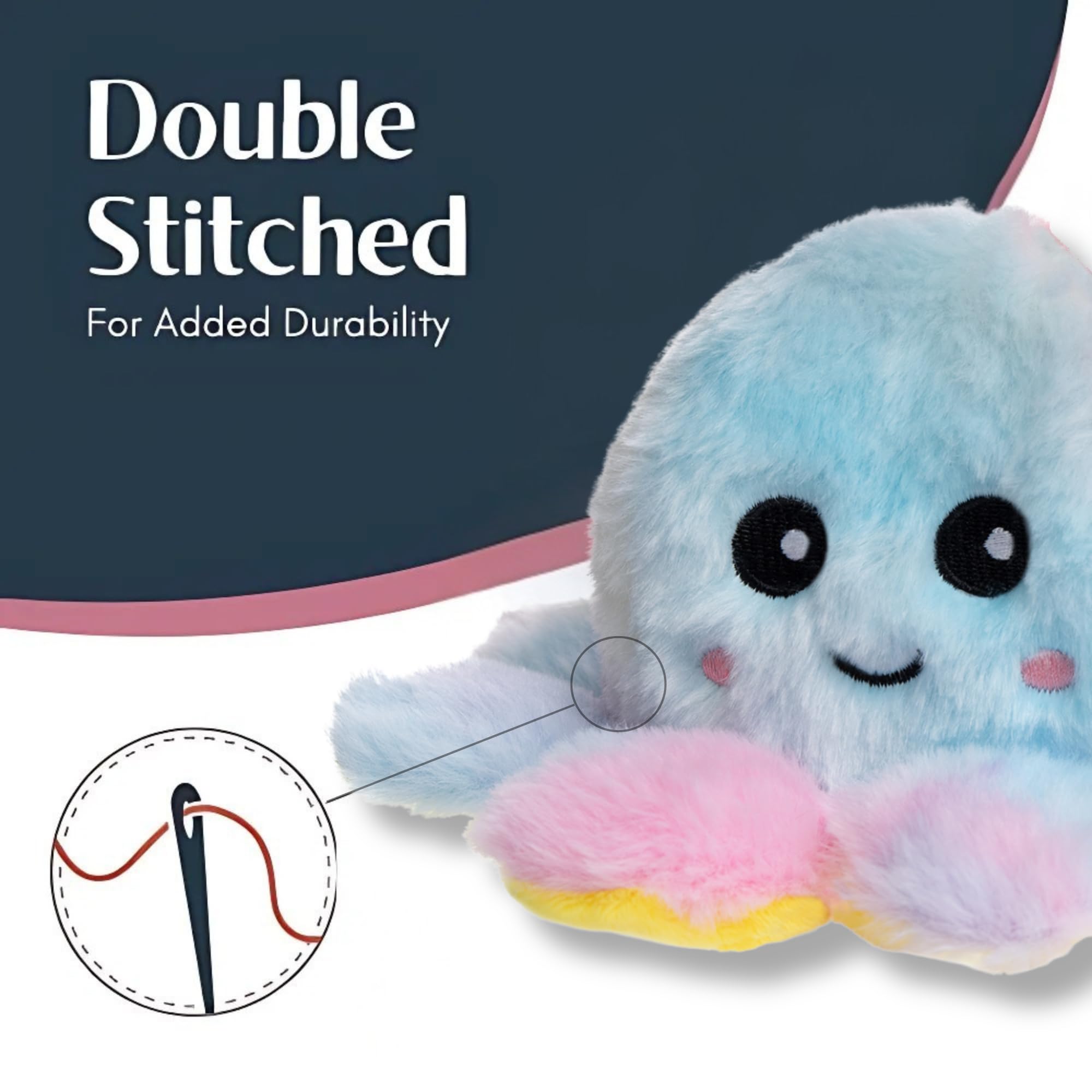 Flourish Pets Juguete 3 en 1 con pulpo: perfecto para masticar, apaciguar encías y jugar
