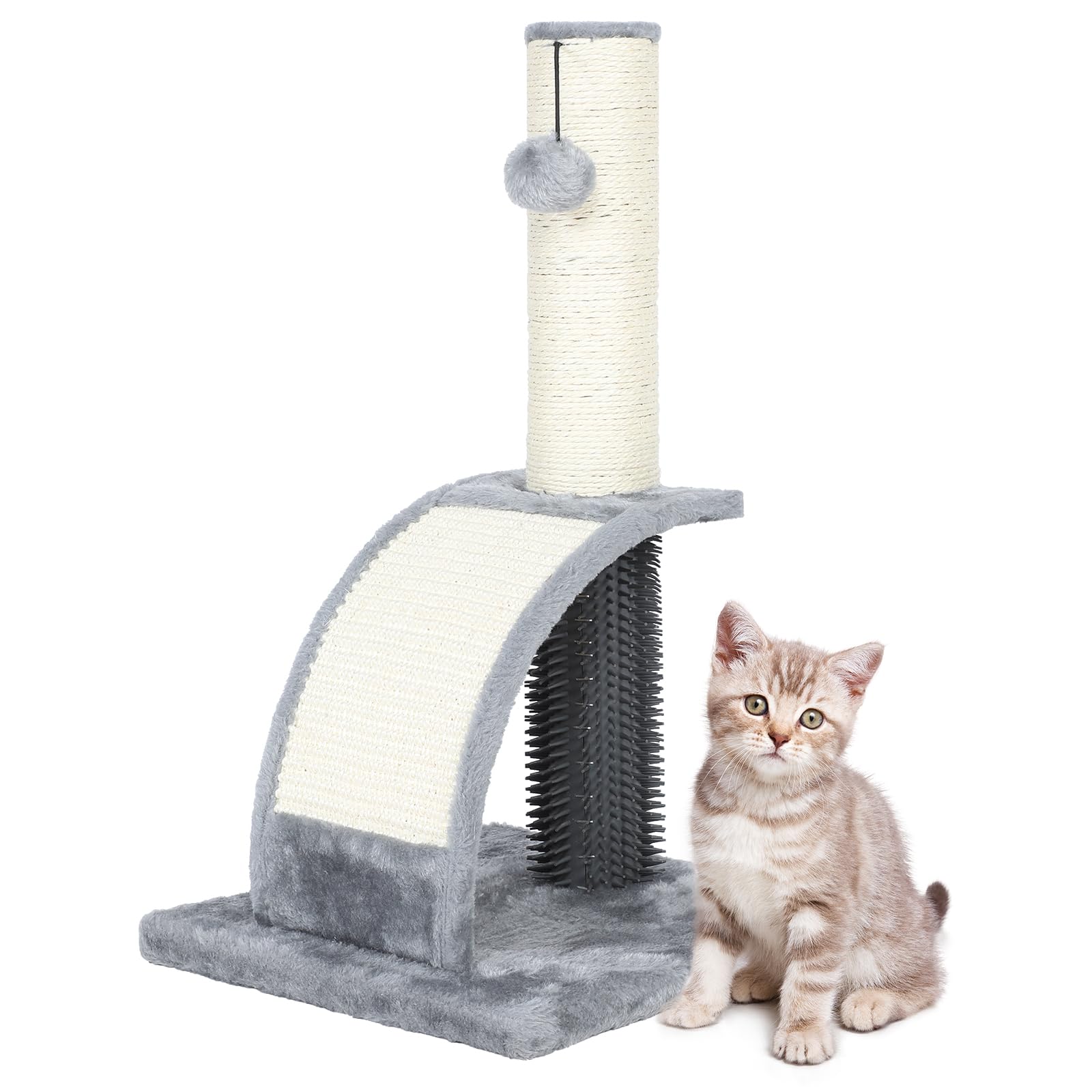 FluffyDream rascador-gato-alto-base-firme para estirarse con seguridad