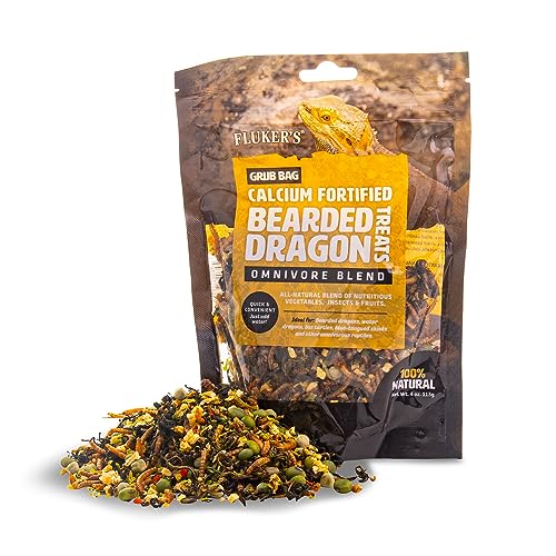 Fluker's insectos-frutas para reptiles omnívoros, snack variado.