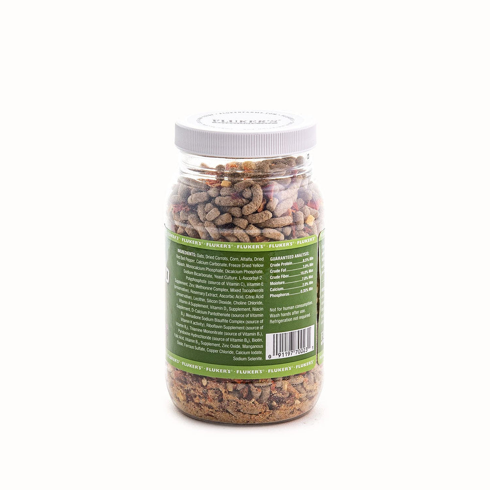 Fluker's Buffet Blend mezcla nutritiva ofrece variedad instantánea de nutrientes para tortugas.