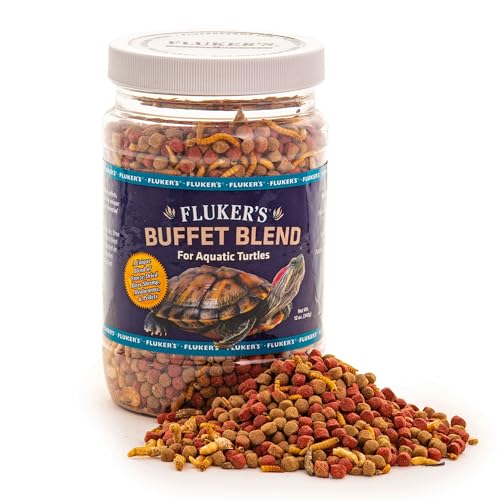 Fluker's Buffet Blend envase 12oz, presentación clara para acuaristas