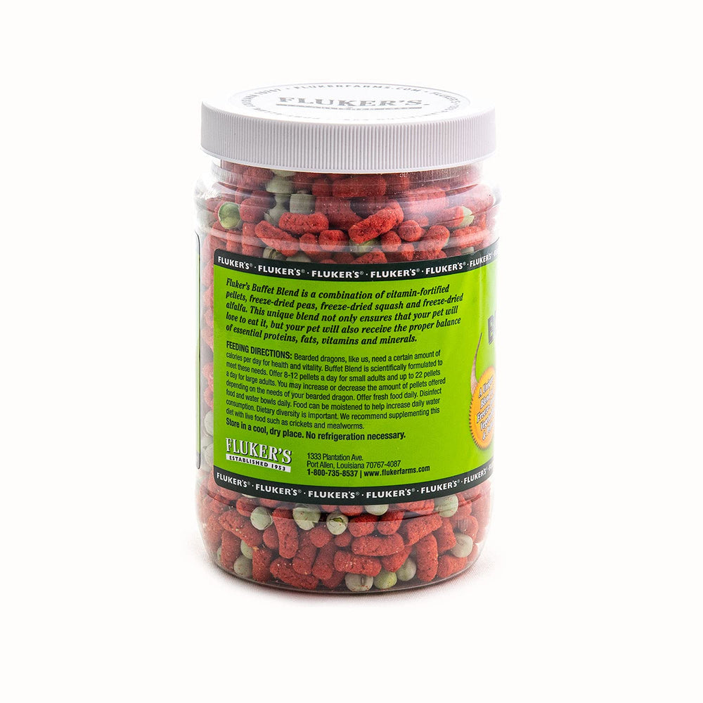 Guisantes liofilizados en Fluker's Buffet Blend para sabor y nutrición