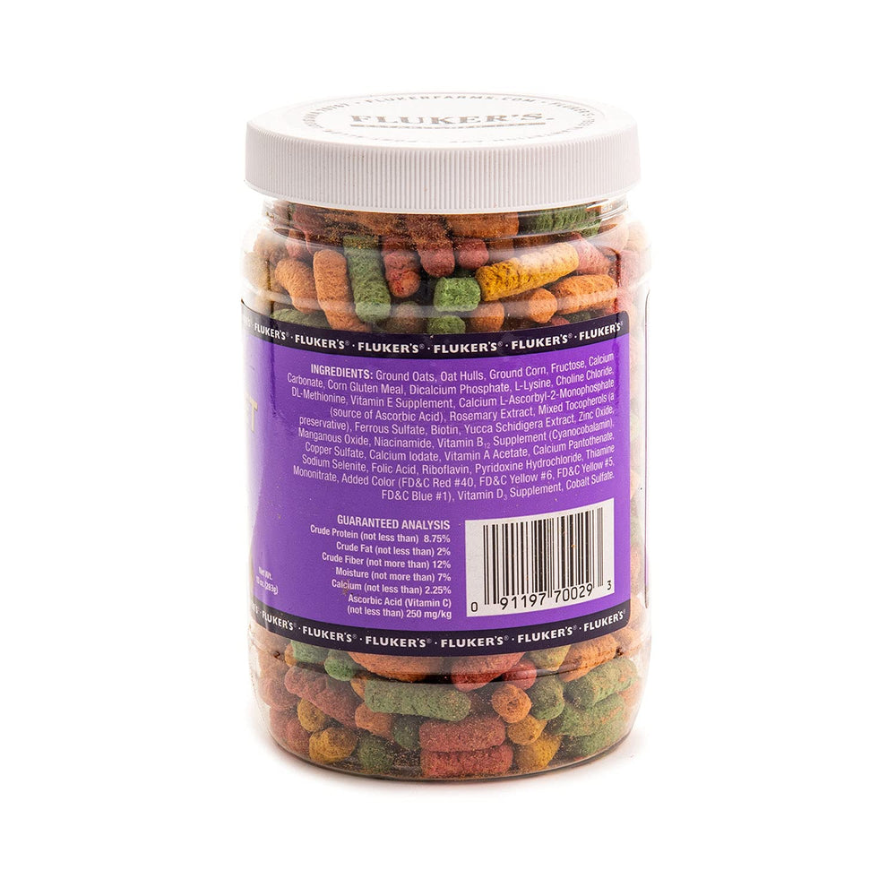 Fluker's dieta para tortugas terrestres, envase de 10 onzas, conveniencia para alimentar cada día.