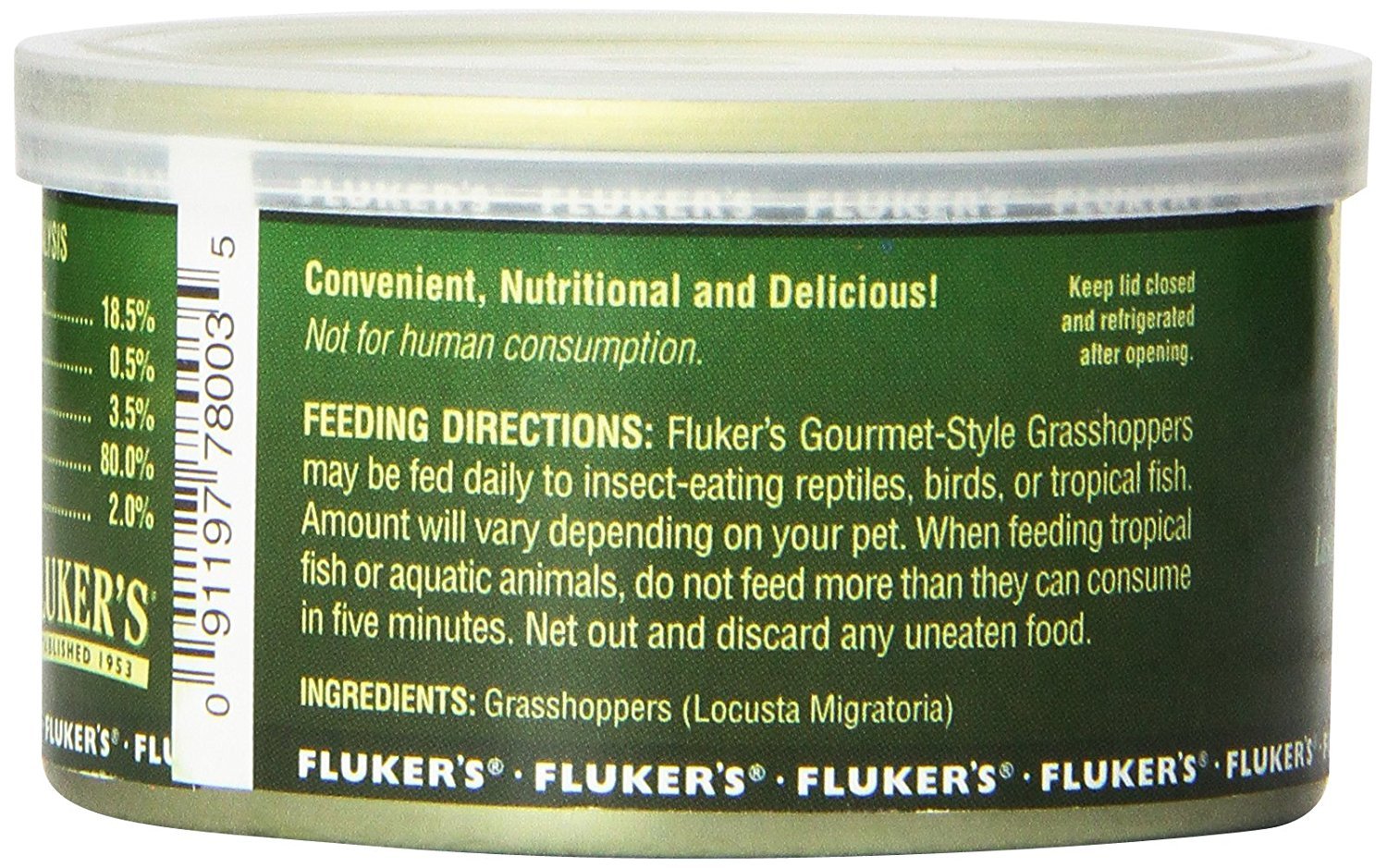 Fluker's Gourmet Envase Reutilizable 1-2oz, conservación y comodidad.