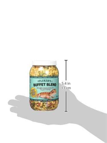 Fluker's mezcla de vegetales deshidratados liofilizados para dragon barbudo, ideal para diversidad y hidratación