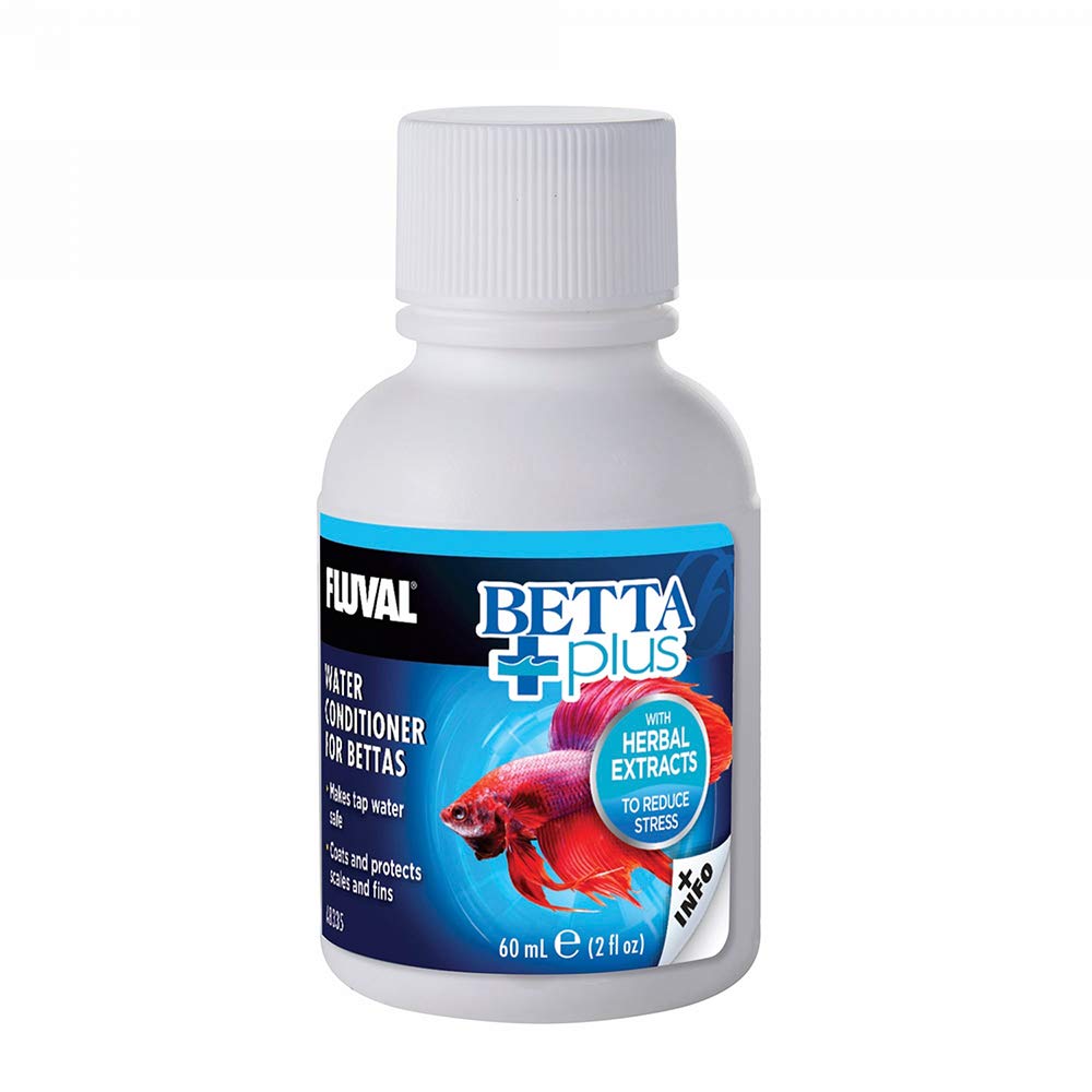 Fluval Betta Plus botella de 60 ml para acondicionar agua y proteger aletas