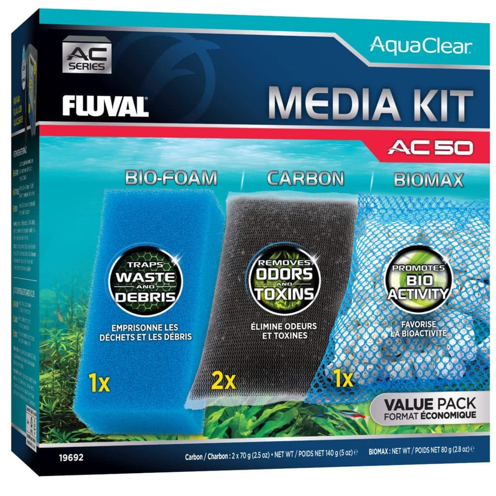 Fluval Bio-Foam, filtración mecánica eficiente para capturar partículas y mantener el agua clara.