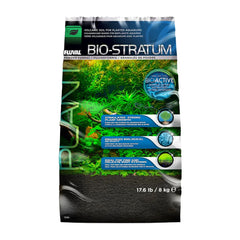 Fluval Bio-Stratum tierra volcánica para plantas, favorece crecimiento y coloración vibrante en acuarios plantados.