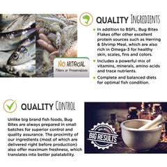 Fluval Bug Bites Algas Crisps, paquete práctico para peces pequeños a medianos.