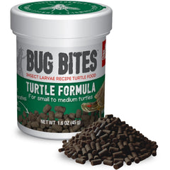 Fluval Bug Bites: gránulos flotantes listos para tortugas y apoyo nutricional diario