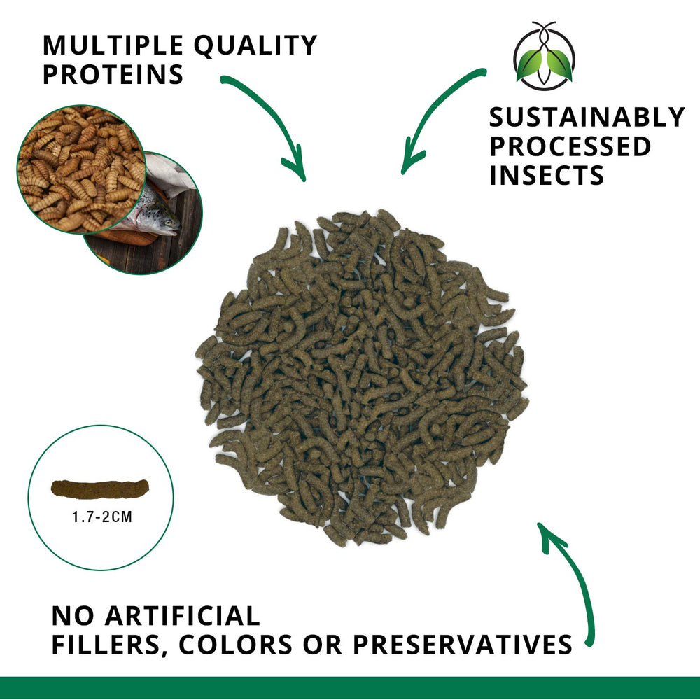 Fluval Bug Bites, BSFL primer ingrediente y proteína balanceada