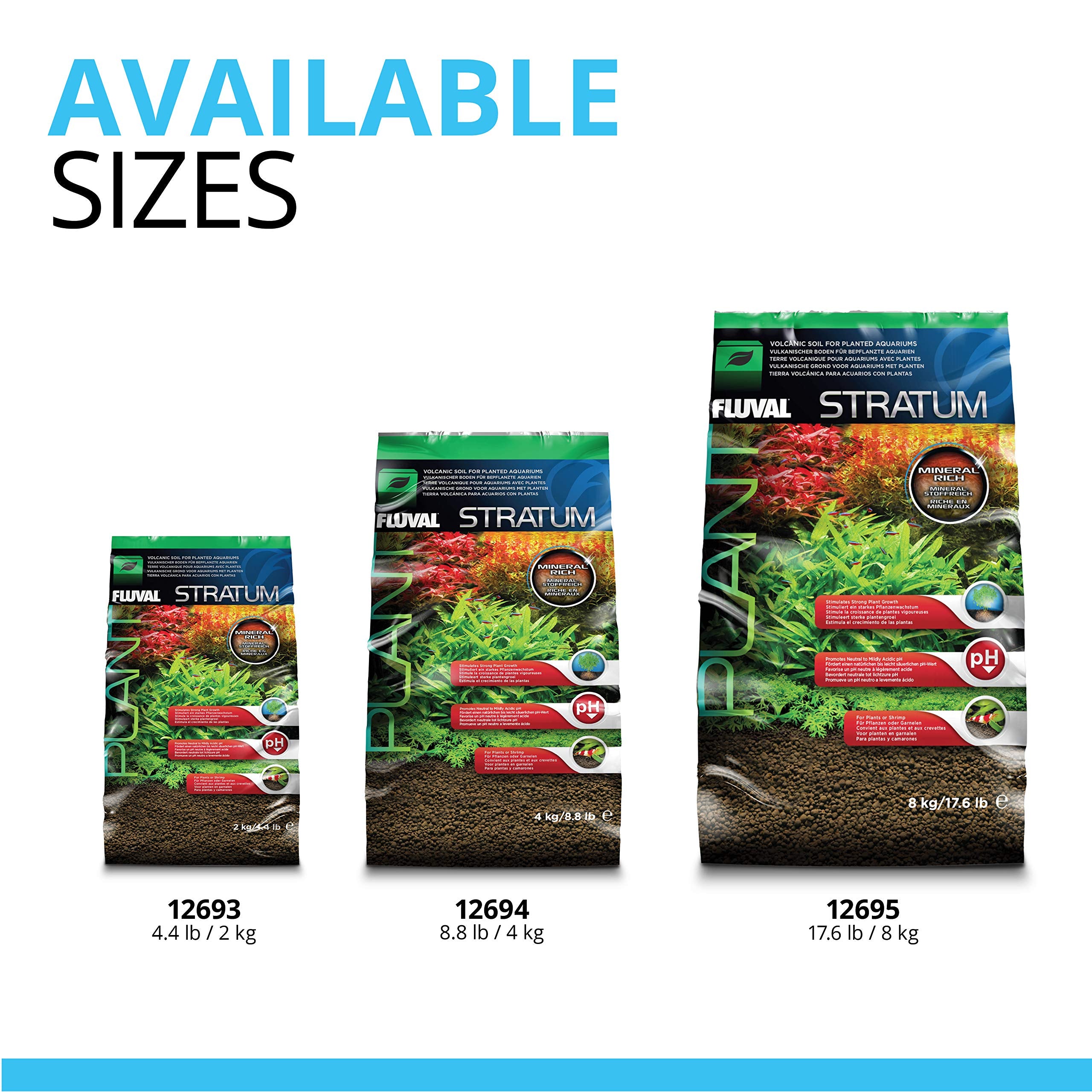 Fluval Stratum ayuda a mantener un entorno estable para plantas y gambas.
