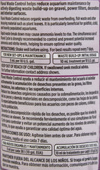 Fluval Waste Control Biological Cleaner, cuidado del acuario para agua clara y ambiente sano.