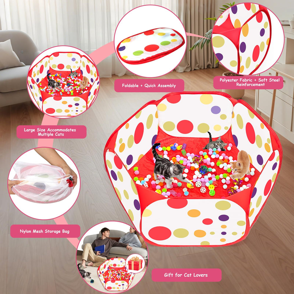 Fooind Gato Pit materiales seguros y duraderos para juego confiable