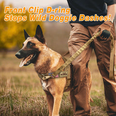 Forestpaw arnés perro deslizante reflectivo para caminatas nocturnas seguras.