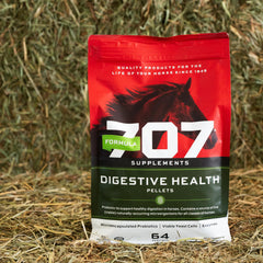 Formula 707: enzimas digestivas para caballos en gránulos.