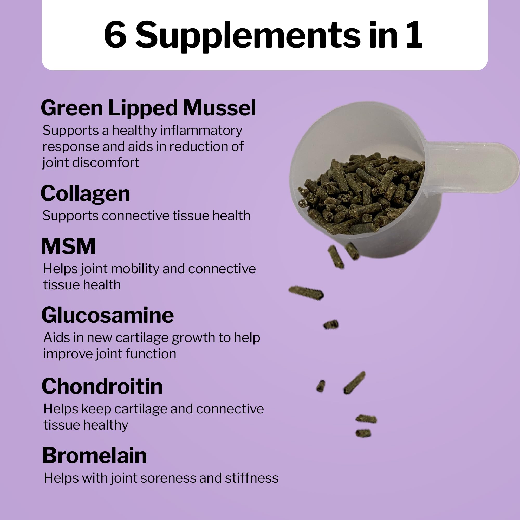 Formula 707 glucosamina para soporte de tendones y ligamentos.