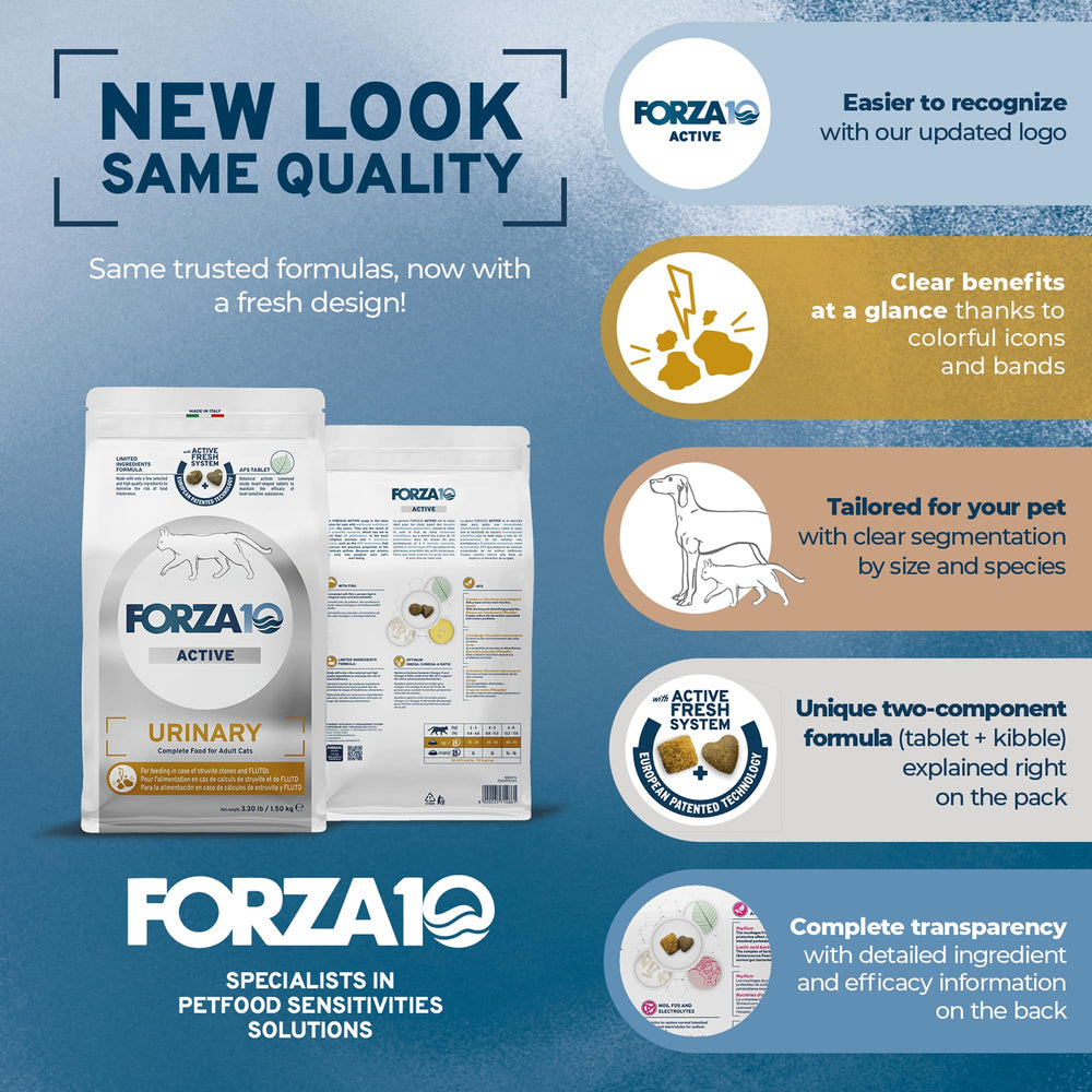 Forza10 Gato, proteína de pescado salvaje para nutrición digestible.