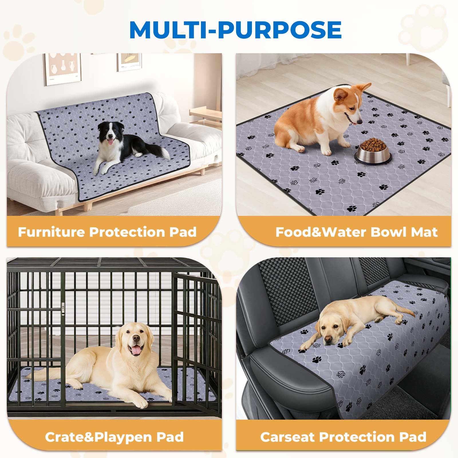 Fostanfly protección de suelo con capa suave para casa