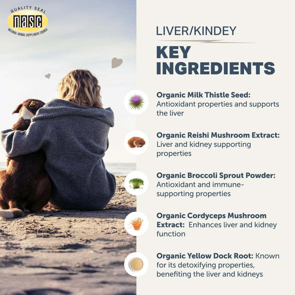 FOUR LEAF ROVER: hongos organicos, polisacáridos para apoyo hepatic y renal