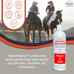 Aplicación suave de gel muscular Four Oaks Farm Ventures en caballo
