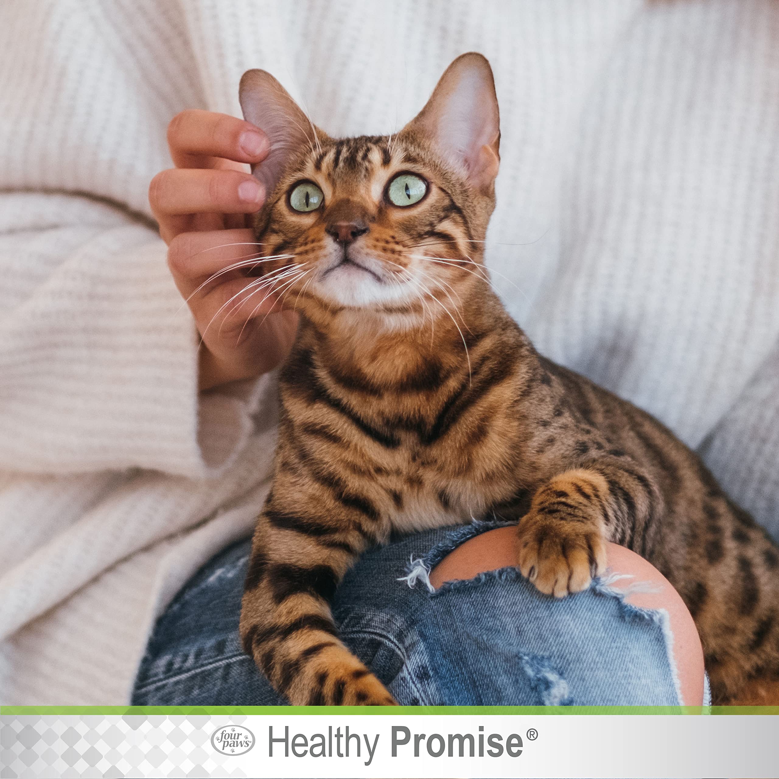 Uso en gatos mayores de 12 semanas con Four Paws Healthy Promise