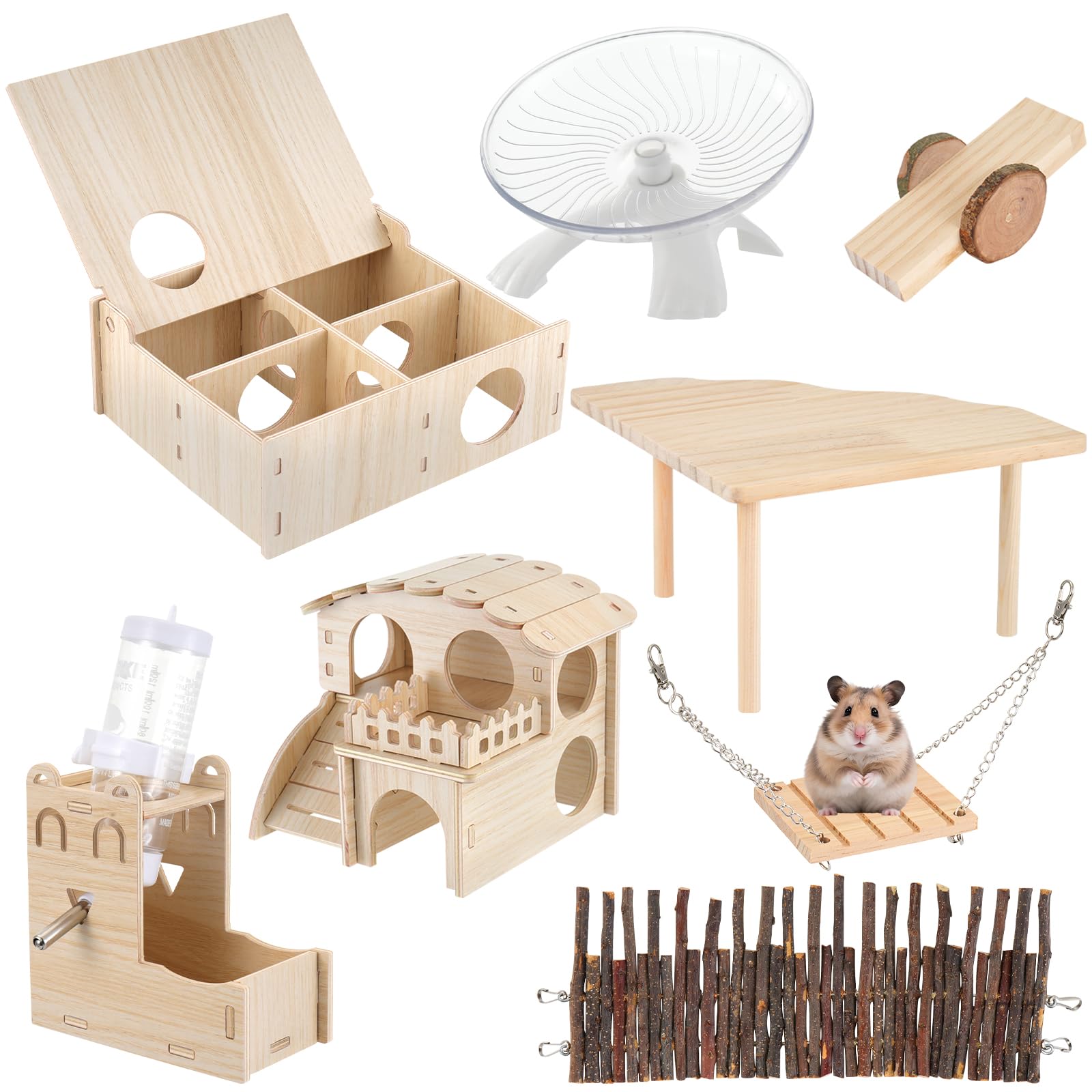 Foxtell balancín hamster – equilibrio y juego seguro para tu roedor