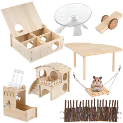 Foxtell balancín hamster – equilibrio y juego seguro para tu roedor