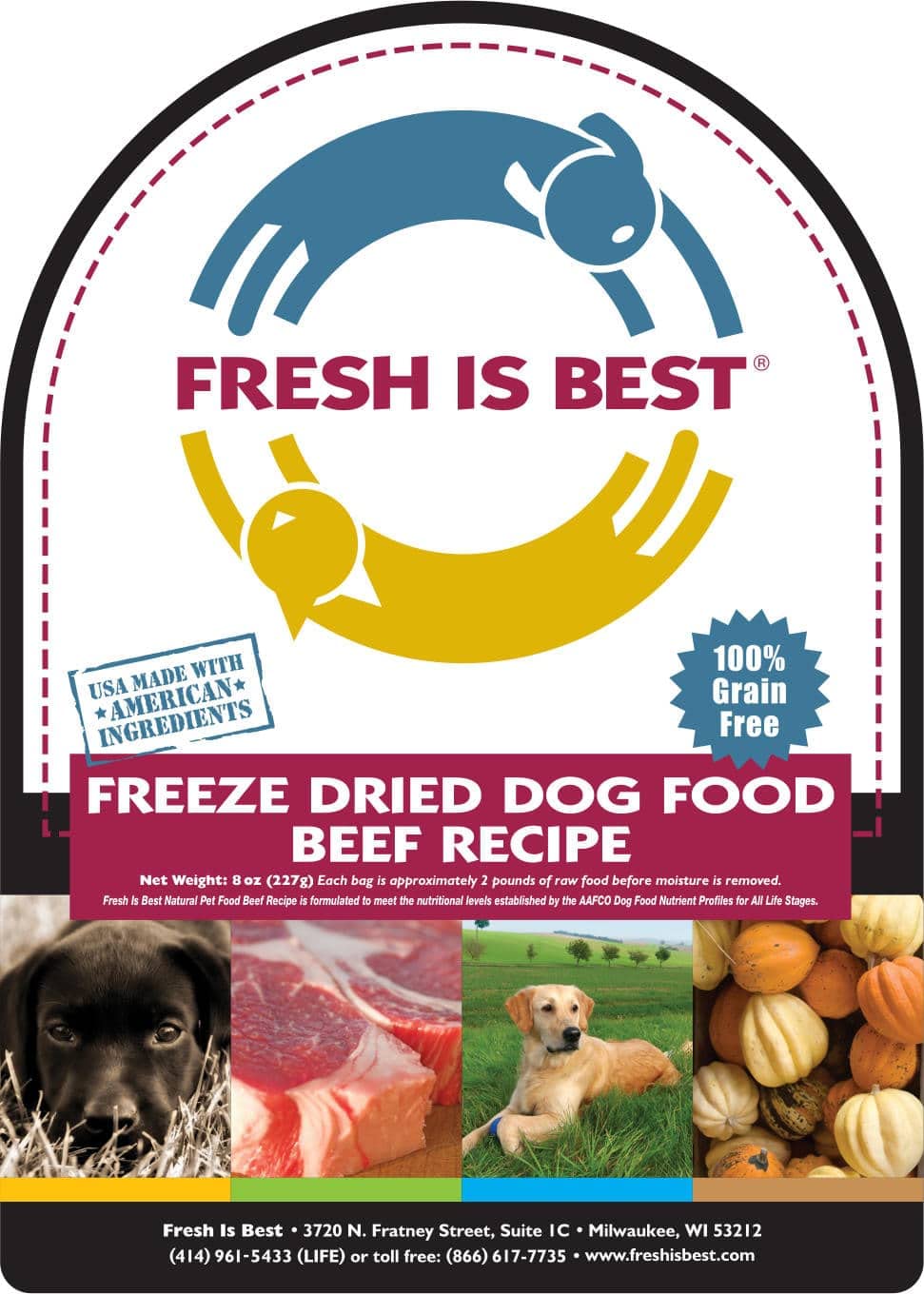 Fresh Is Best bolsa con cierre zip: frescura y fácil almacenamiento.