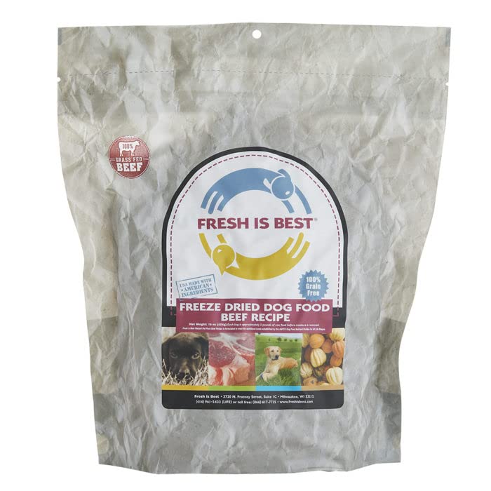 Fresh Is Best carne deshidratada: trozos crujientes para premiar y enriquecer la comida.